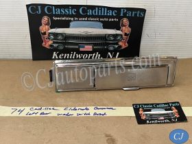 OEM 1972 1973 1974 1975 1976 Cadillac Eldorado Convertible Deville Fleetwood LEFT REAR WINDOW SWITCH ASHTRAY BEZEL PLATE #9832875/#9608312